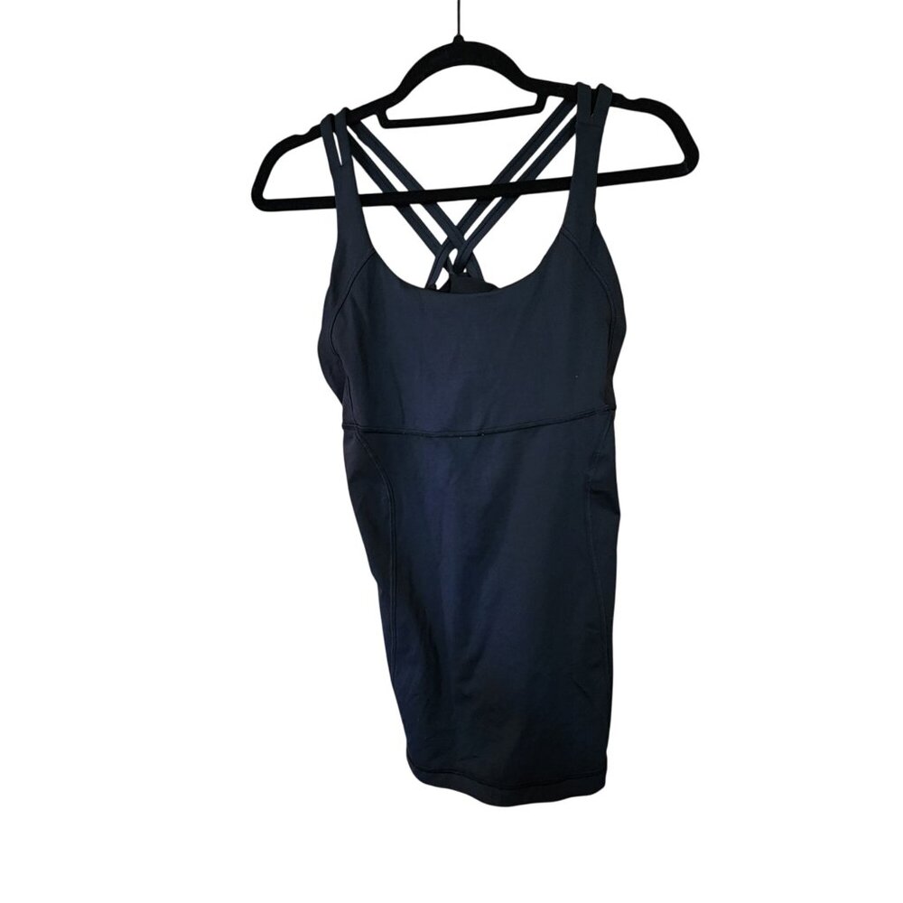 Lululemon Crossback Tank Top With Built-In Bra Womens Size S